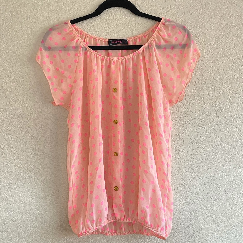 ANNABELLE POLKADOT BLOUSE